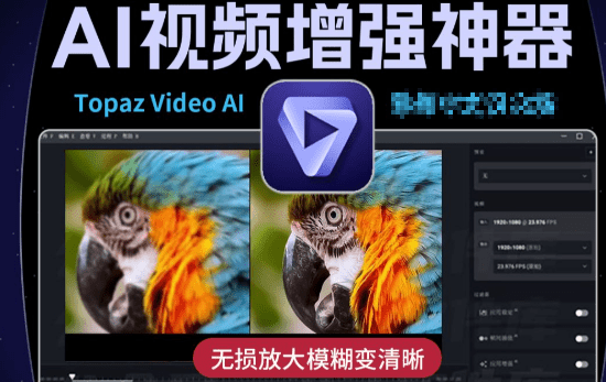 Topaz Video AI特殊版(视频修复软件) ——人工智能视频增强软件-彤姐小阁博客网