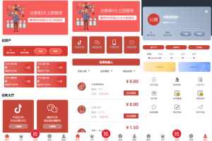 抖音在线点赞任务发布接单运营平台PHP网站源码 多个支付通道+分级会员制度-彤姐小阁博客网