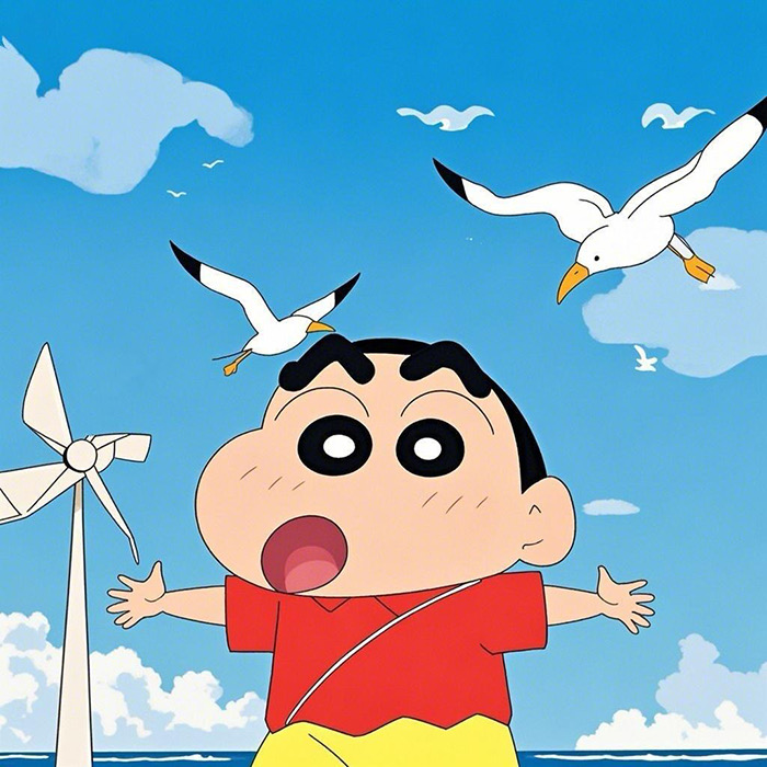 卡通头像第②期(日本动漫)-蜡笔小新-彤姐小阁博客网