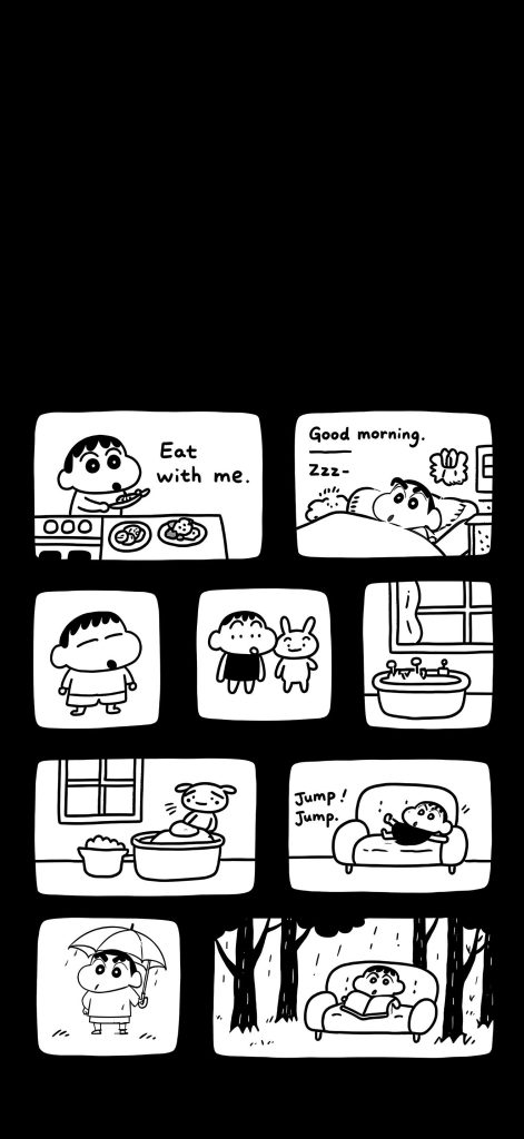 手机壁纸第①期(日本动漫)-蜡笔小新-彤姐小阁博客网